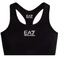 EA7 para menina. 7G000033_AF12625 Top Sport preto (8Años= 130cm), Esportivo, Poliamida, Sem mangas / correias, moda infantil