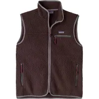 Patagonia - Marcas - M's Retro Pile Vest Den Brown para Homem - Tamanho S - Castanho