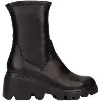 Wonders para mulher. G-7030_5737_5792 Botas de Couro Toronto 30 Preto (40), Plano, Zíper, Casual