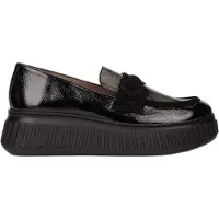 Wonders para mulher. A-5203_2025_5792 Mocassins de Couro XFLY 03 Preto (40), 3 a 5cm, Nenhum, Casual