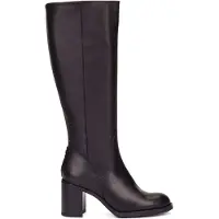 Wonders para mulher. I-9220_5716_5792 Botas de Pele com Rebite 20 Preto (36), Couro, 5 a 8cm, Zíper, Casual, Clássico