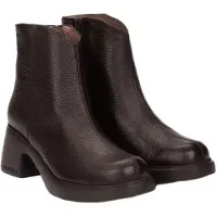 Wonders para mulher. E-7125_5078_12298 Botas de Pele Flytres 25 castanho (36), Couro, Marrom, 5 a 8cm, Zíper, Casual