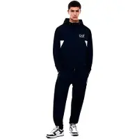 EA7 para homem. 7M001611_AF12451 Agasalho Summer Block marinho (XL), Casual, Esportivo, Algodão, Manga comprida