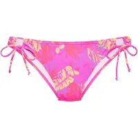 Venice beach Cueca biquíni amarelo / roxo / amora / rosa escurecido