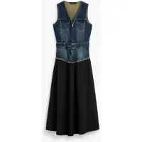 Desigual Vestidos camiseiros navy / azul ganga