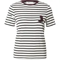 ONLY Camisa 'ONLHEART' berinjela / preto / branco
