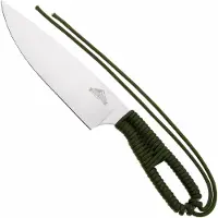 Ontario Hunt Plus Camp Knife 9717OD Satin 420HC, OD Green Paracord, faca de chef para exterior
