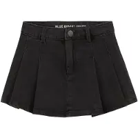 We fashion Saia preto denim