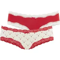LASCANA Hipster creme / vermelho