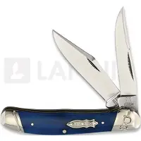 Rough Ryder Navalha Copperhead Blue Smooth Bone
