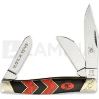 Rough Ryder Pocket knife Stockman Black Widow