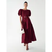 Willa Vestido 'ELONA' ouro / borgonha