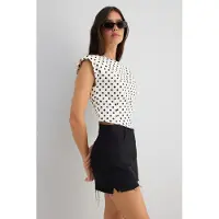 Trendyol Blusa preto / branco