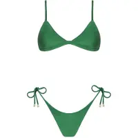 Acuarela Brand Biquíni 'Royale Triangle Bikini Set' verde