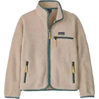 Patagonia - Marcas - K's Retro Pile Jkt Dark Natural para criança - Tamanho criança S