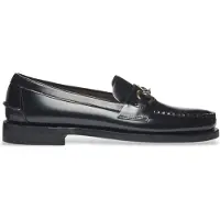 Sebago para homem. 7001570 Mocassins de couro Classic Joe preto (41), Plano, 1 a 3cm, Nenhum, Casual, Sapatos de Festa, Clássico