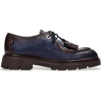 Hispanitas para mulher. CHI265157 Sapatos de Pele Newyork marinho (36), Couro, 1 a 3cm, Nenhum, Casual