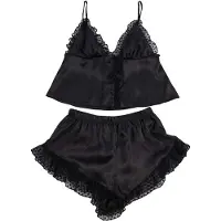 Trendyol Calções de pijama preto