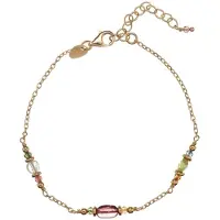 Alisia Bracciale Placcato Oro Con Perle Di Tormalina Colorata Al5279.01.000 — Bracciale