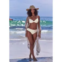 s.Oliver Top de biquíni creme