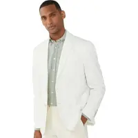 Hackett London para homem. HM443303 Blazer branco liso (42/32), Algodão, Clássico