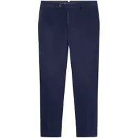 Hackett London para homem. HM212488 Calças Sanderson azul-marinho (34/34), Casual, Algodão