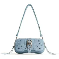 JW PEI Bolsa De Ombro Joy Denim Effect