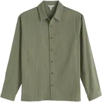 Seasalt Cornwall Camisa 'Yestin' verde / oliveira