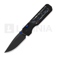 Kizer Cutlery Navalha Militaw 315 M390, Nebula FatCarbon & Black Aluminum, Matte DLC Ultra
