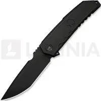 We Knife Navalha Capstan, Black Titanium, Black Stonewash