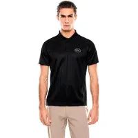 EA7 para homem. 7M001287_AF22277 Polo Golf Pro preto (3XL), Casual, Esportivo, Tênis / Paddle tennis, Poliéster, Manga curta