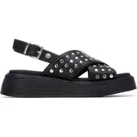 Xti para mulher. 14523901-NEGRO Sandálias 145239 preto (36), Plano, Fivela, Casual, Esportivo