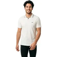 Armani Exchange para homem. XM002401AF10366U0009 Polo Breath branco (M), Casual, Algodão, Manga curta
