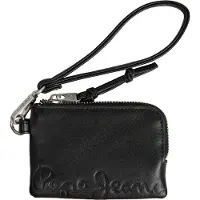 Pepe Jeans para mulher. PL0700062 Carteira para chaves preta (OSFA), Preto, Casual, Poliuretano