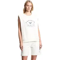 Emporio Armani para mulher. EW003004_AF19031 Camisola de loungewear branca (XL), Branco, Homewear, Algodão, Sem mangas / correias