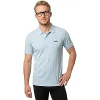 BOSS para homem. 50559355 Polo Birdie azul (XL), Casual, Algodão, Manga curta