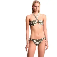 Emporio Armani para mulher. EW003393_AF20248 Biquíni Hazy Floral verde (XS), Beachwear, Poliamida