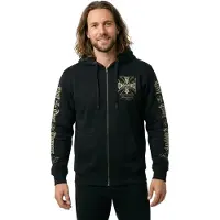 West Coast Choppers Moletom Com Fecho Gangscript