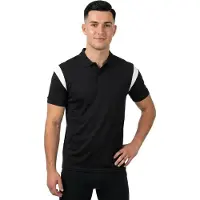 BOSS para homem. 50564793 Polo Union preto (M), Casual, Algodão, Manga curta