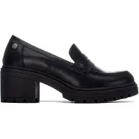 Xti para mulher. 14629801-NEGRO Mocassins 146298 preto (39), 5 a 8cm, Nenhum, Casual, Clássico