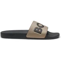 BOSS para homem. 50536835 Chinelos Aryeh Slid castanhos (40), Marrom, Plano, Nenhum, Casual, Beachwear