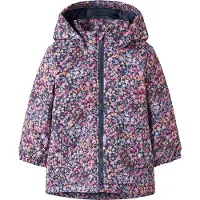 Name it Casaco meia-estação 'NMFMAXI' navy / azul pastel / laranja pastel / rosa claro