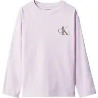 Calvin Klein Jeans Camisola castanho / roxo claro / branco