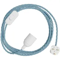 Creative Cables Porta-lâmpada Com Cabo Snakebis Twisted E14