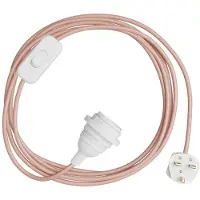 Creative Cables Porta-lâmpada Com Cabo Snakebis Shade Ready E27