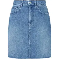 Pepe Jeans para mulher. PL901124MN9 Minissaia Hw azul (S), Casual, Algodão, Denim