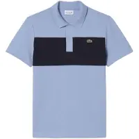 Lacoste Camisa 'Polo azul regular fit colour block shirt' azul