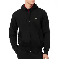 Lacoste Sweat-shirt carapuço Sweatshirt zippé à capuche en molleton homens - Preto - EU M