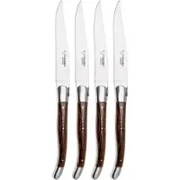 Laguiole En Aubrac 42C12-WE, Wenge, conjunto de facas para bifes de 4 peças