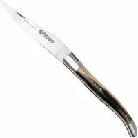 Laguiole En Aubrac Fly N12, L0712IIJ12PCF, Sandvik 12C27, Solid Horn navalha, 12 cm